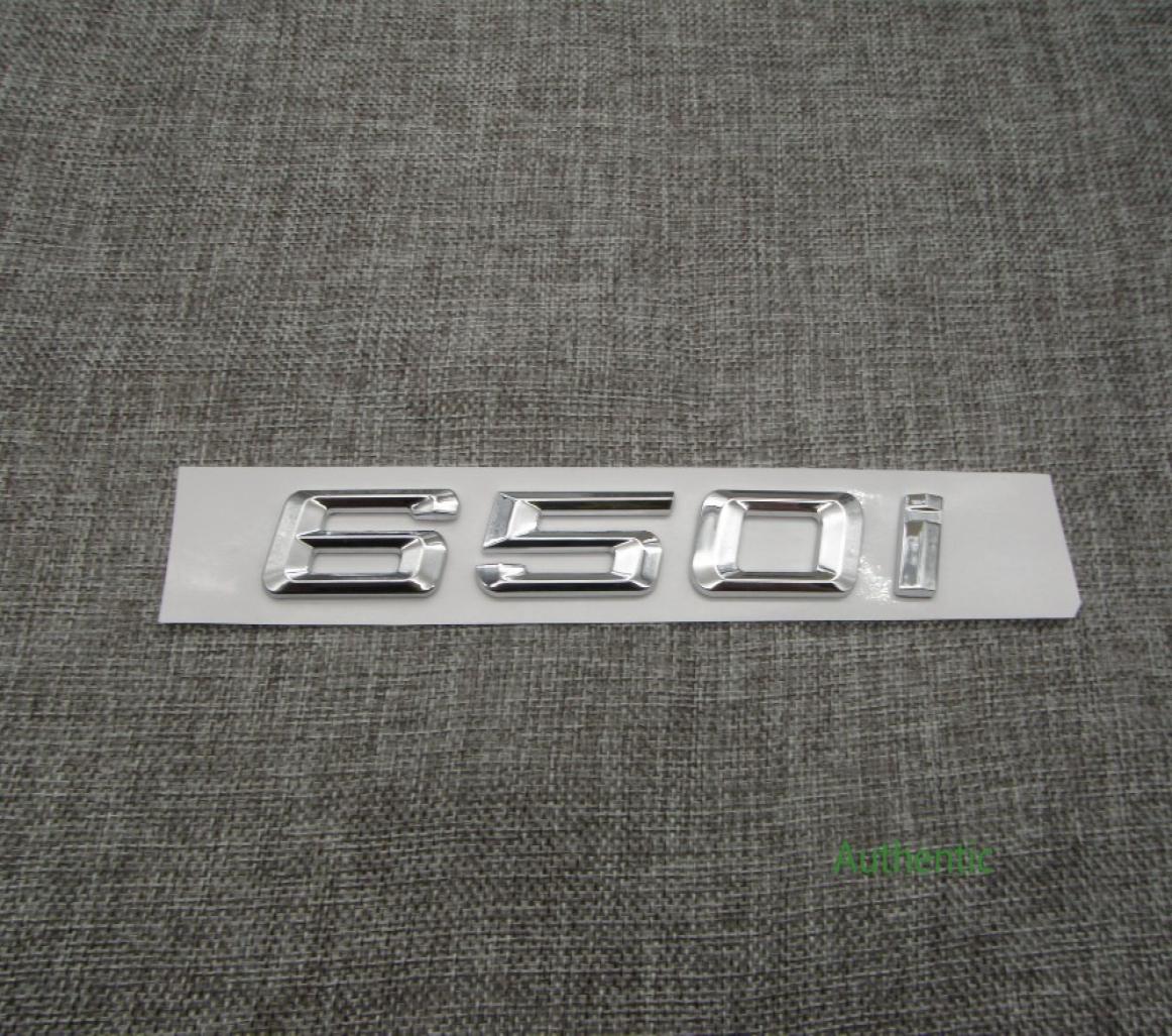 Chrome Shiny Silver ABS Number Letters Word Car Trunk Badge Emblem Letter Decal Sticker for BMW 6 Series 650i1126343, Black
Chrome Shiny Silver ABS Number Letters Word Car Trunk Badge Emblem Letter Decal Sticker for BMW 6 Series 650i1126343, Black