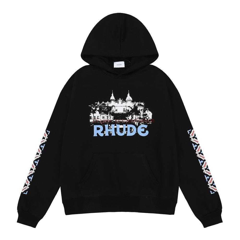 Designer Clothing Mens Sweatshirts Hoodies Small Fashion Rhude Castle Printing Highquality Cotton Terry Couple Hoodie Sweater Fashion Streetwear Pullover jacke, Shipping fee
Designer Clothing Mens Sweatshirts Hoodies Small Fashion Rhude Castle Printing Highquality Cotton Terry Couple Hoodie Sweater Fashion Streetwear Pullover jacke, Shipping fee