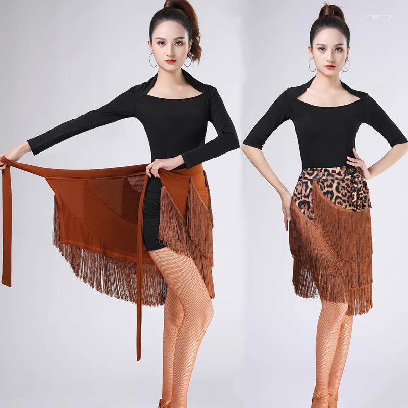 Stage Wear Adult Ballroom Latin Dance Skirt Women's Tassel For Girls Cha Rumba Samba Fringe Sexy Practice Clothing
Stage Wear Adult Ballroom Latin Dance Skirt Women's Tassel For Girls Cha Rumba Samba Fringe Sexy Practice Clothing