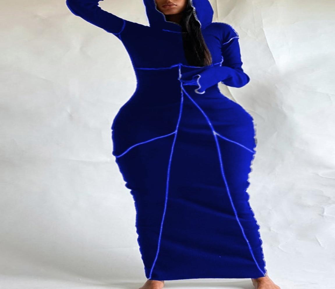 Plus size Dresses LW Size Hooded Collar Line Stitching Bodycon Dress Autumn winter party dresses for women evening 2211056322703, Blue
Plus size Dresses LW Size Hooded Collar Line Stitching Bodycon Dress Autumn winter party dresses for women evening 2211056322703, Blue