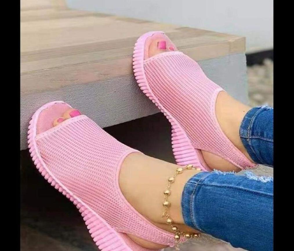 Sandals Woman Summer Shoes Knitted Mesh Breathable Fashion FlatBottom Comfortable Lady Open Toe Beach5867906, Black
Sandals Woman Summer Shoes Knitted Mesh Breathable Fashion FlatBottom Comfortable Lady Open Toe Beach5867906, Black