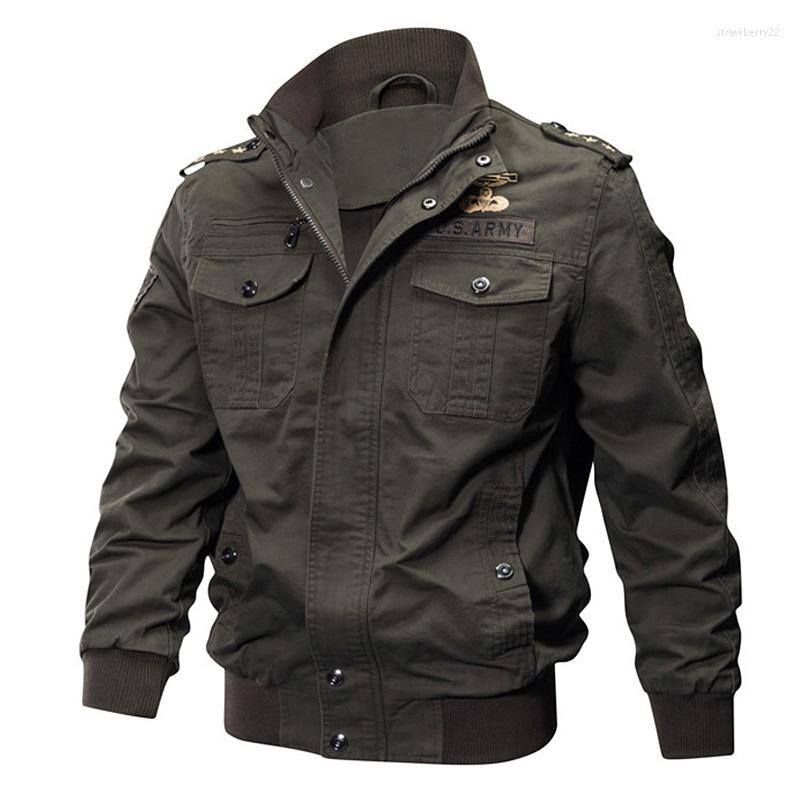 Men's Jackets Men Army Military Field Jacket Pilot Casaco Masculino Windbreaker Casual Cargo Jaqueta Spring Autumn, Black
Men's Jackets Men Army Military Field Jacket Pilot Casaco Masculino Windbreaker Casual Cargo Jaqueta Spring Autumn, Black