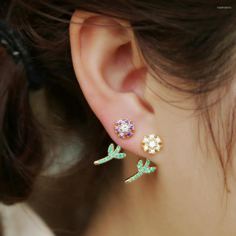 Stud Earrings Unique Double Use Women Earring 2023vivid Flower Ear Brinco Pave Sparking Cz Gold Color Elegant Jewelry For Lover Gift
Stud Earrings Unique Double Use Women Earring 2023vivid Flower Ear Brinco Pave Sparking Cz Gold Color Elegant Jewelry For Lover Gift