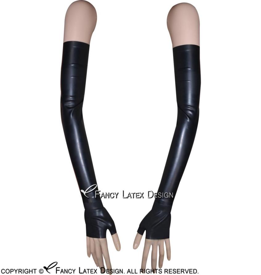 Black Sexy Long Latex Gloves Fingerless Buckles Rubber Mittens Plus Size 00155160711, Burgundy
Black Sexy Long Latex Gloves Fingerless Buckles Rubber Mittens Plus Size 00155160711, Burgundy