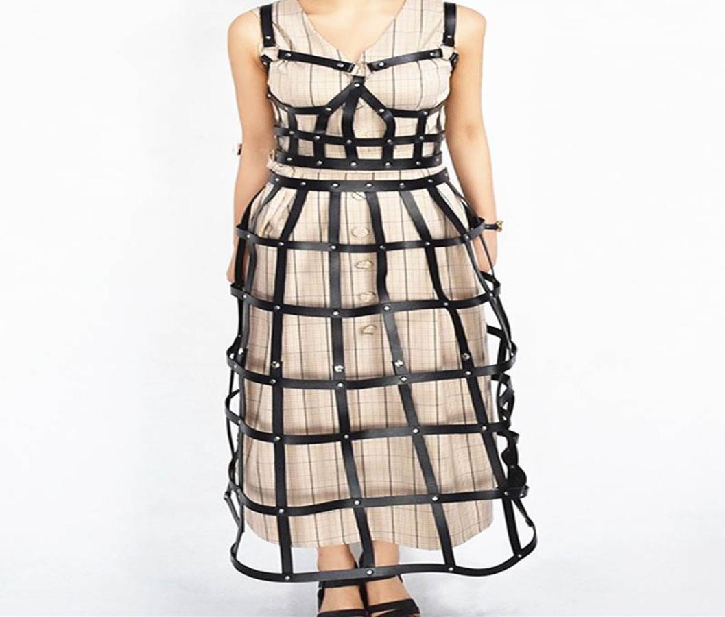 Cool Faux Leather Cage Skirt Women Punk Gothic Harness Waist Belt Body Bondage Adjustable Hollow Out Waistband Cosplay Costume9254513, Black
Cool Faux Leather Cage Skirt Women Punk Gothic Harness Waist Belt Body Bondage Adjustable Hollow Out Waistband Cosplay Costume9254513, Black