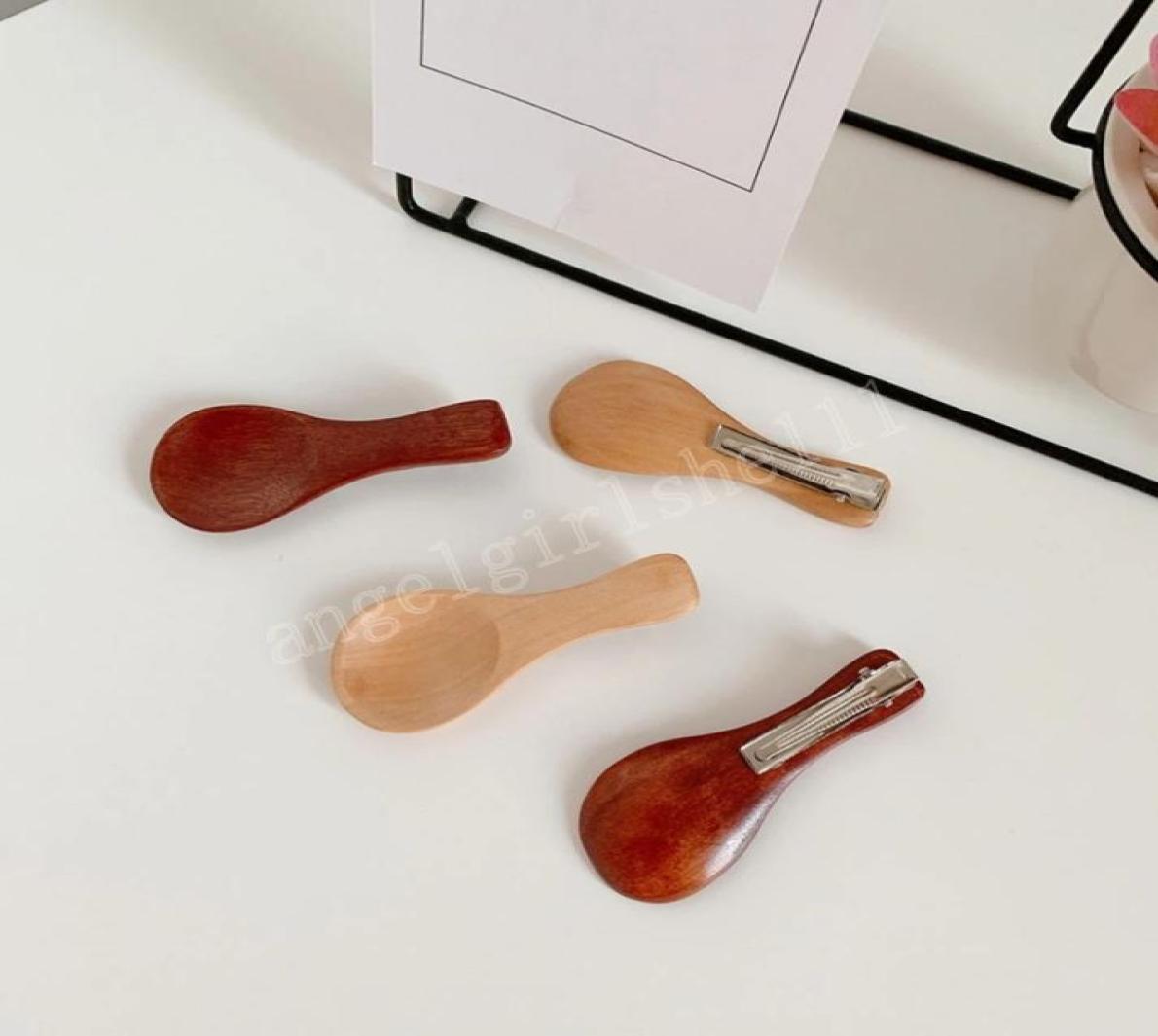 Creative Wood Spoon Hairpin Headdress Korean Niche Side Bangs Clips Temperament Hair Clip Women Simple Hair Accessories2586773, Red
Creative Wood Spoon Hairpin Headdress Korean Niche Side Bangs Clips Temperament Hair Clip Women Simple Hair Accessories2586773, Red