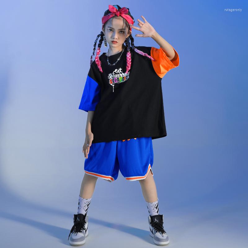 Stage Wear Kids Competitions Outfits Hip Hop Clothing Black Tee Tops Shorts Streetwear For Girls Boys Jazz Dance Costume Clothes, Blue shorts
Stage Wear Kids Competitions Outfits Hip Hop Clothing Black Tee Tops Shorts Streetwear For Girls Boys Jazz Dance Costume Clothes, Blue shorts