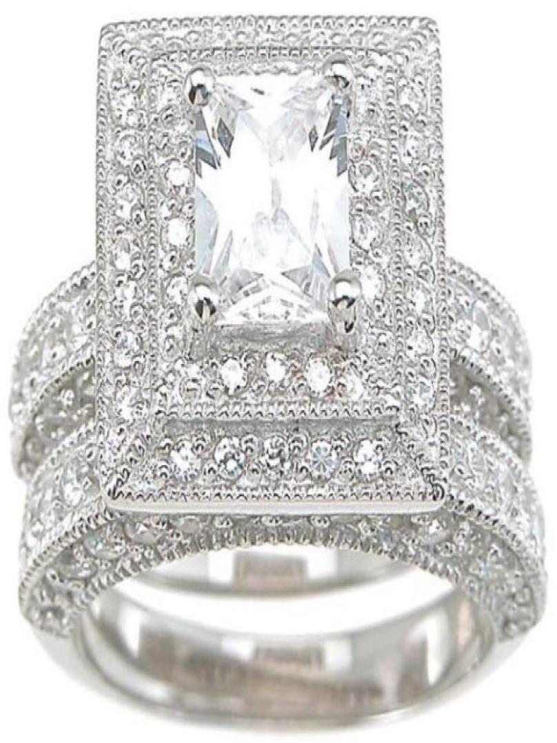 Professional Whole Vintage Jewelry Topaz Simulated Diamond 14KT White Gold Filled 3in1 Wedding Ring Set for christmas gift S3496724267771
Professional Whole Vintage Jewelry Topaz Simulated Diamond 14KT White Gold Filled 3in1 Wedding Ring Set for christmas gift S3496724267771