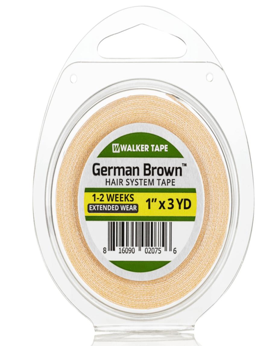 Walker 3yards German Brown double side adhesive tape for wigs and toupees8367393