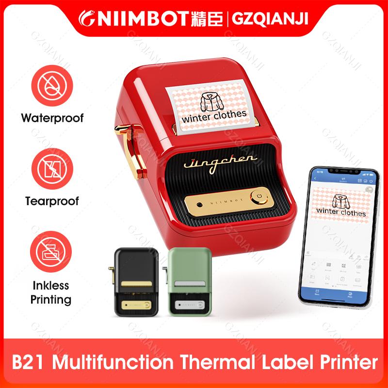 Printers Niimbot B21 Thermal Label Printer Pocket Barcode Sticker Tag Cable Fast Printing Bluetooth Handheld Android IOS Home Use Office
Printers Niimbot B21 Thermal Label Printer Pocket Barcode Sticker Tag Cable Fast Printing Bluetooth Handheld Android IOS Home Use Office