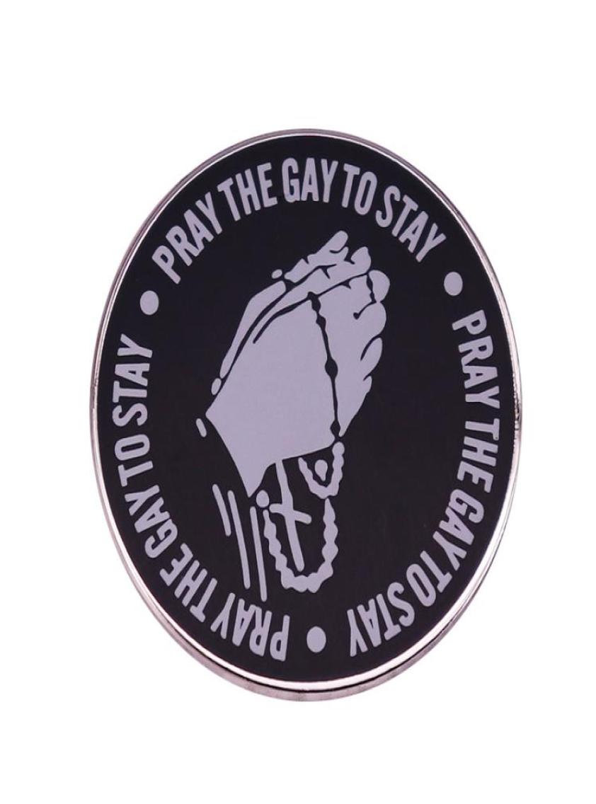 Pray The Gay To Stay Pin LGBTQ Pride Christian Religion Badge No thanks I039d rather be gay3468887, Red
Pray The Gay To Stay Pin LGBTQ Pride Christian Religion Badge No thanks I039d rather be gay3468887, Red