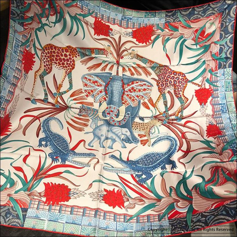 Animal Print Pure Silk Twill Scarf Hand Rolled 100 MulberrySilk 9090cm Designer Scarves8304541
Animal Print Pure Silk Twill Scarf Hand Rolled 100 MulberrySilk 9090cm Designer Scarves8304541