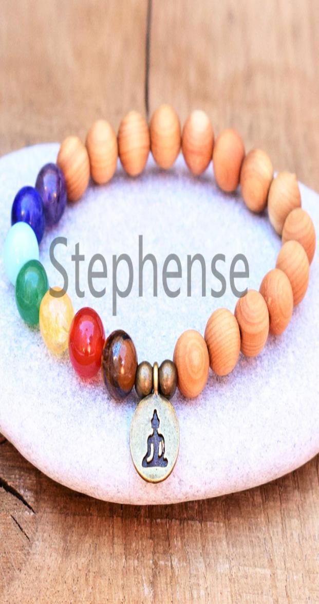 MG0625 New Design Sandwood 7 Chakra Bracelet Natural Gemstone Buddha Charam Bracelet Womens Yoga Balance Mala Bracelet5733264
MG0625 New Design Sandwood 7 Chakra Bracelet Natural Gemstone Buddha Charam Bracelet Womens Yoga Balance Mala Bracelet5733264