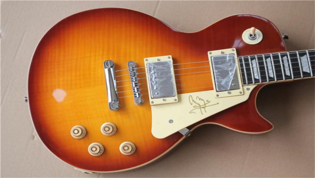 Cherry Sunburst Standard Electric Guitar Chrome Hardware Factory Direct Mahogany Material1487688
Cherry Sunburst Standard Electric Guitar Chrome Hardware Factory Direct Mahogany Material1487688