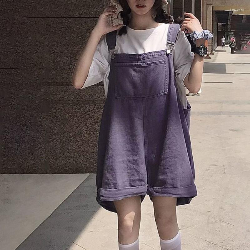 Women's Shorts Korean Fashion Overalls Purple Denim For Women Girl Summer Suspender Jumpsuit Birthday Vacation Casual Loose Clothes
Women's Shorts Korean Fashion Overalls Purple Denim For Women Girl Summer Suspender Jumpsuit Birthday Vacation Casual Loose Clothes