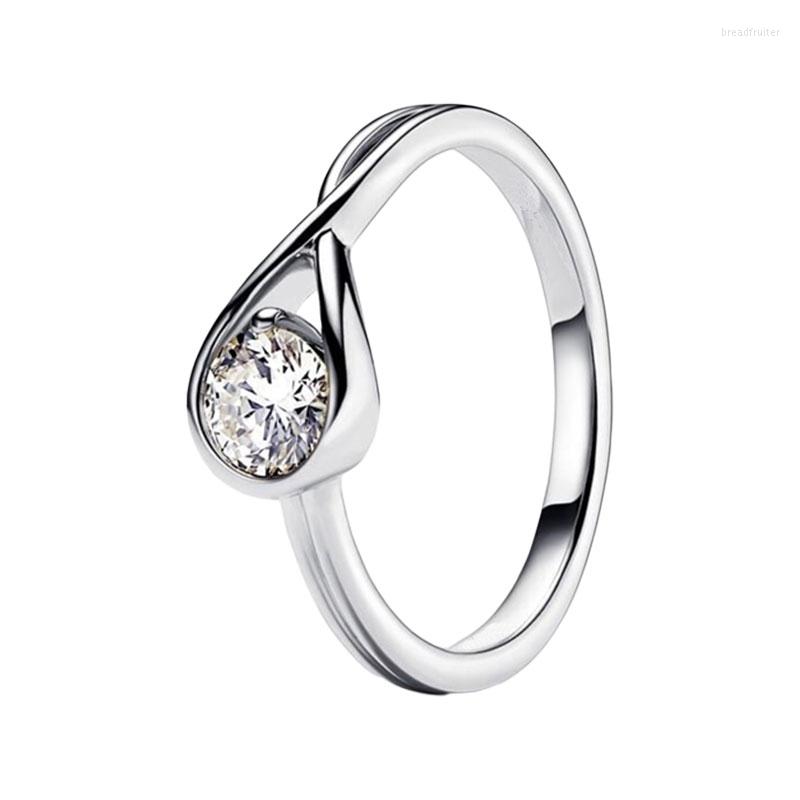 Cluster Rings Wedding Bands Brilliance Infinity Finger For Women 925 Sterling Silver Original Jewelry Tension Setting Round Clear Zircon
Cluster Rings Wedding Bands Brilliance Infinity Finger For Women 925 Sterling Silver Original Jewelry Tension Setting Round Clear Zircon