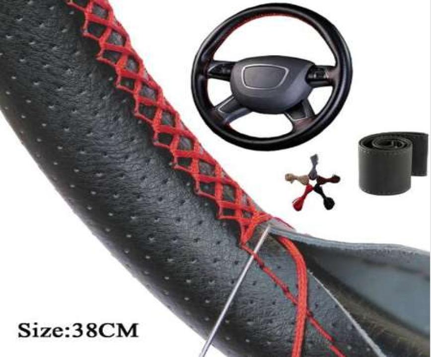 Universal Car Steering Wheel Cover With Needles and Thread Artificial leather Auto Steering Wheel centers cover 38cm for all car7767740
Universal Car Steering Wheel Cover With Needles and Thread Artificial leather Auto Steering Wheel centers cover 38cm for all car7767740