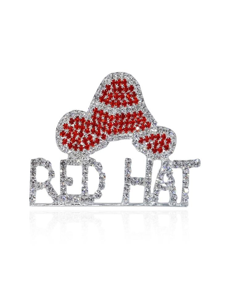 Whole Rhinestone Red Hat Theme Jewelry quot Red Hat quot Word Brooch Pins for Red Hat Society Ladies4712235
Whole Rhinestone Red Hat Theme Jewelry quot Red Hat quot Word Brooch Pins for Red Hat Society Ladies4712235