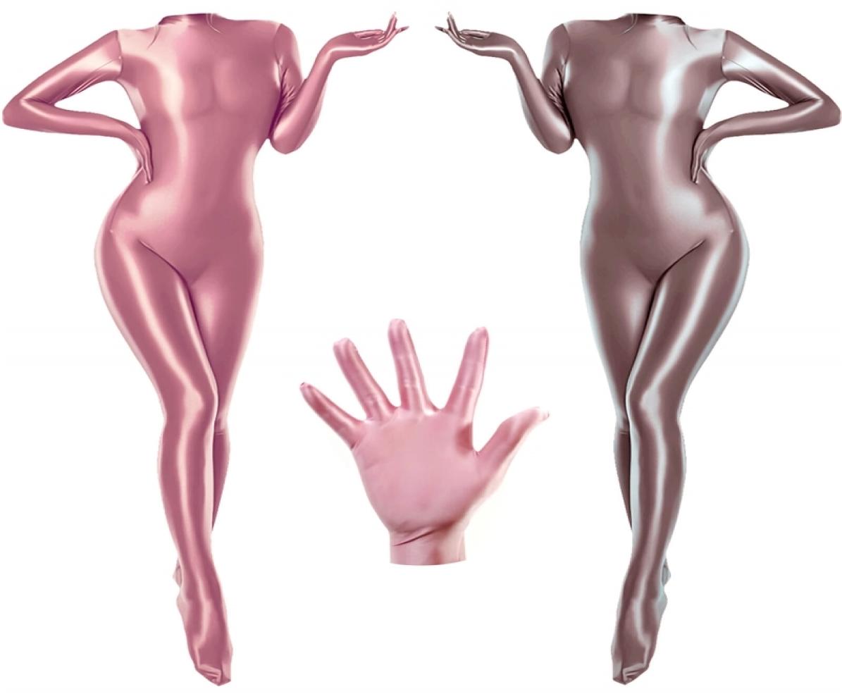 Metelam Glossy Satin Long Sleeve Zipper Back Full Length Leotard with Finger Gloves Catsuit Plus Size 2203221296411, Black
Metelam Glossy Satin Long Sleeve Zipper Back Full Length Leotard with Finger Gloves Catsuit Plus Size 2203221296411, Black