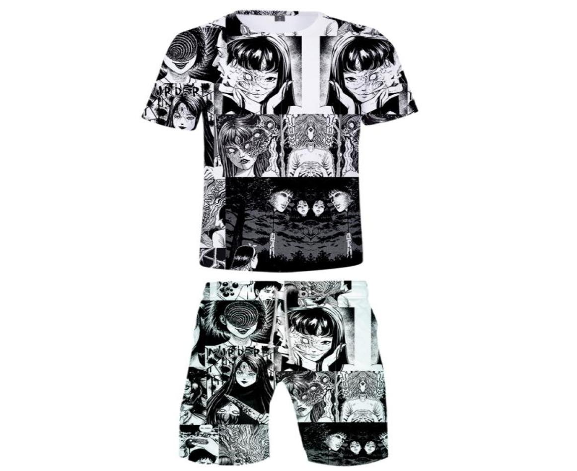 Japan Horror Comic Junji Ito 3D Print Summer Short Sleeve Tshirt and Beach Shorts Two Piece Set Casual Sportswear Streetwear5161512, Beige
Japan Horror Comic Junji Ito 3D Print Summer Short Sleeve Tshirt and Beach Shorts Two Piece Set Casual Sportswear Streetwear5161512, Beige