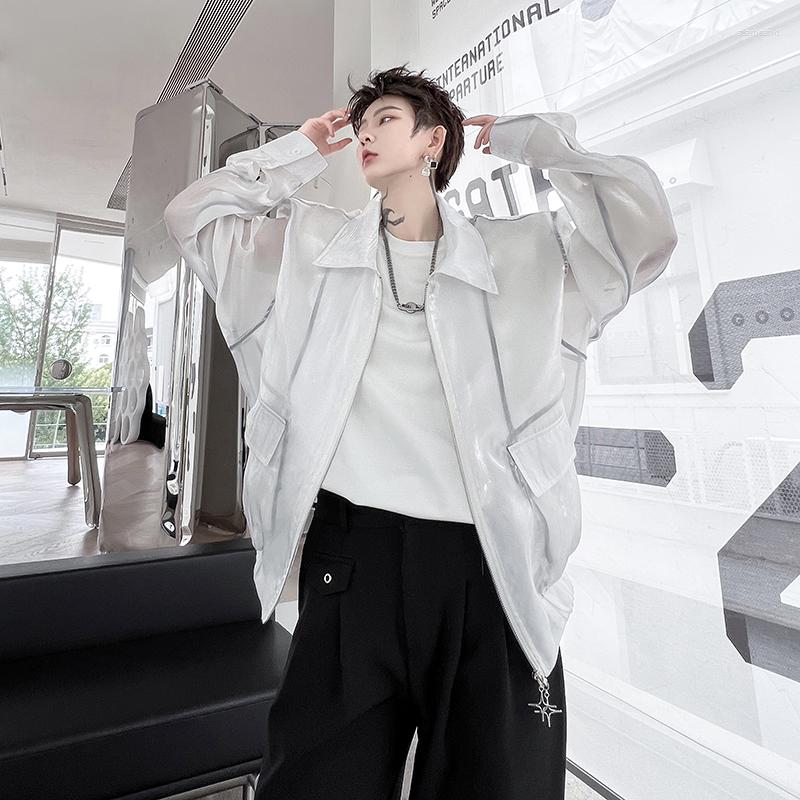 Men's Jackets Fashion Summer Loose Unisex Men Jacket Women Thin Coat Black White Gothic
Men's Jackets Fashion Summer Loose Unisex Men Jacket Women Thin Coat Black White Gothic
