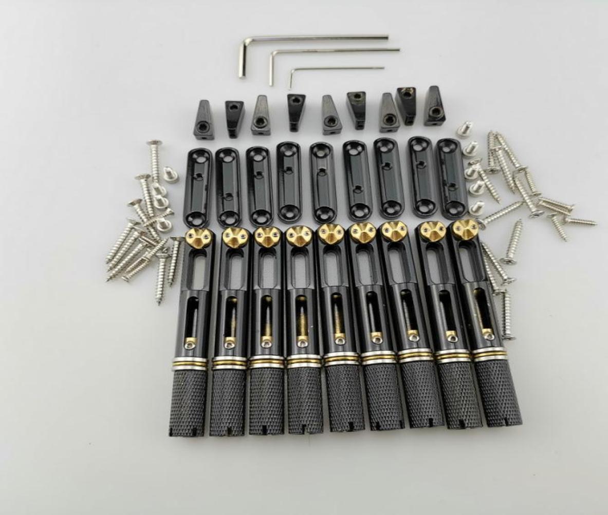 RARE Black Single Headless Guitar Bridge Headless Fanned Fret Single Fixed Brass Fan Bridges for 6 String Headless Electric Guitar8824482
RARE Black Single Headless Guitar Bridge Headless Fanned Fret Single Fixed Brass Fan Bridges for 6 String Headless Electric Guitar8824482