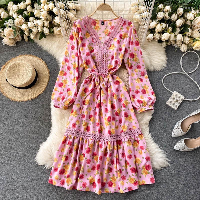 Casual Dresses 2023 Retro Euro Women Fashion Ladies Causal Idyllic Style Long Bubble-sleeve Printed Flowers Dress Vestidos De Fiesta, Orange
Casual Dresses 2023 Retro Euro Women Fashion Ladies Causal Idyllic Style Long Bubble-sleeve Printed Flowers Dress Vestidos De Fiesta, Orange