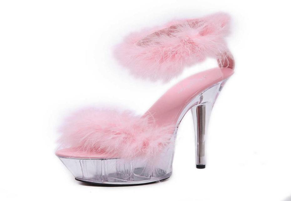Summer Women 15cm Super High Heel Pumps Artificial Fur Transparent Platform Sandals Nightclub Party Ladies Shoes With Heels X05267481124, Pink
Summer Women 15cm Super High Heel Pumps Artificial Fur Transparent Platform Sandals Nightclub Party Ladies Shoes With Heels X05267481124, Pink