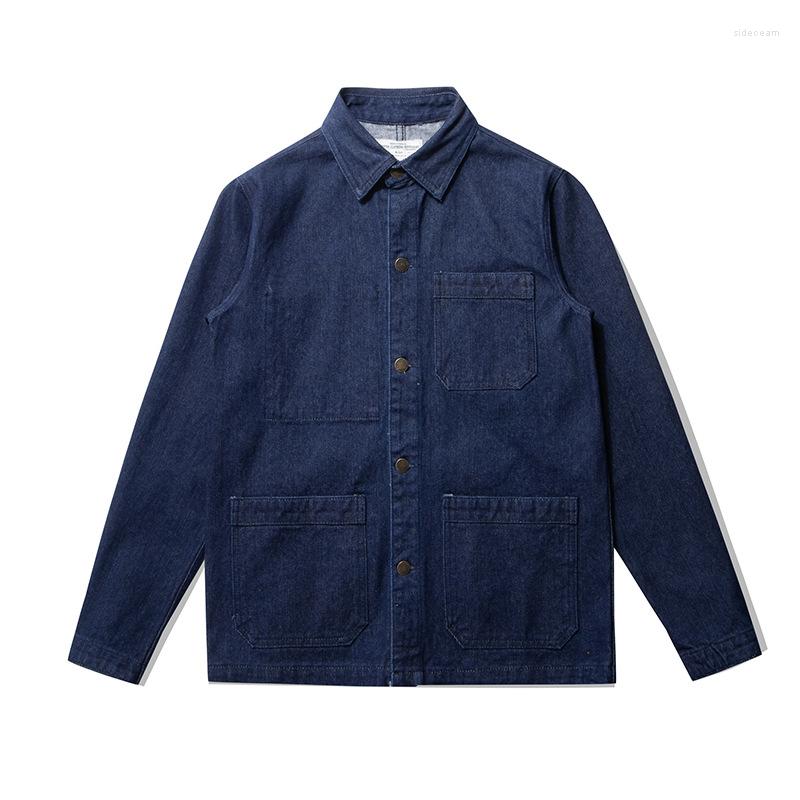 Men' Jackets 2023 Vintage Cargo Jacket Men Spring Autumn Primary Lapel Multi-pocket Washed Old Denim Retro Casual Cardigan Coats, Primary color
Men' Jackets 2023 Vintage Cargo Jacket Men Spring Autumn Primary Lapel Multi-pocket Washed Old Denim Retro Casual Cardigan Coats, Primary color
