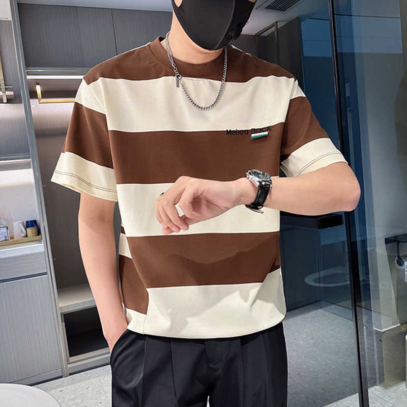 Summer T-shirt Men's Ins Fashion Brand Stripe Half Sleeve 2023 New Men's Half Sleeve Summer Clothing Half Sleeve 52ZLA, Red
Summer T-shirt Men's Ins Fashion Brand Stripe Half Sleeve 2023 New Men's Half Sleeve Summer Clothing Half Sleeve 52ZLA, Red