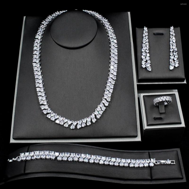 Necklace Earrings Set Funmode European And American Korean Style Cubic Zirconia Simple Decorative Four-piece FS432, Picture shown
Necklace Earrings Set Funmode European And American Korean Style Cubic Zirconia Simple Decorative Four-piece FS432, Picture shown