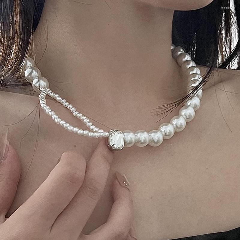 Choker SRCOI French Luxury Pearl Stitching Beaded Necklace For Women Girls Handmade Short Collar Necklaces Fashion Jewelry
Choker SRCOI French Luxury Pearl Stitching Beaded Necklace For Women Girls Handmade Short Collar Necklaces Fashion Jewelry