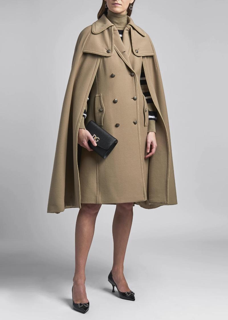 Women' Wool & Blends 2023 Autumn Winter Fashion Double-breasted Shawl Cloak Mid-length Solid Color Fake Two-piece Female Coat Jacket, Khaki
Women' Wool & Blends 2023 Autumn Winter Fashion Double-breasted Shawl Cloak Mid-length Solid Color Fake Two-piece Female Coat Jacket, Khaki