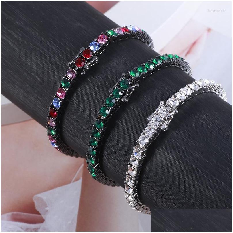 Charm Bracelets Personality Simple And Colorf Shining Round Single Row Color Diamond Texture Temperament Bracelet Drop Delivery Jewel Dhvhn
Charm Bracelets Personality Simple And Colorf Shining Round Single Row Color Diamond Texture Temperament Bracelet Drop Delivery Jewel Dhvhn