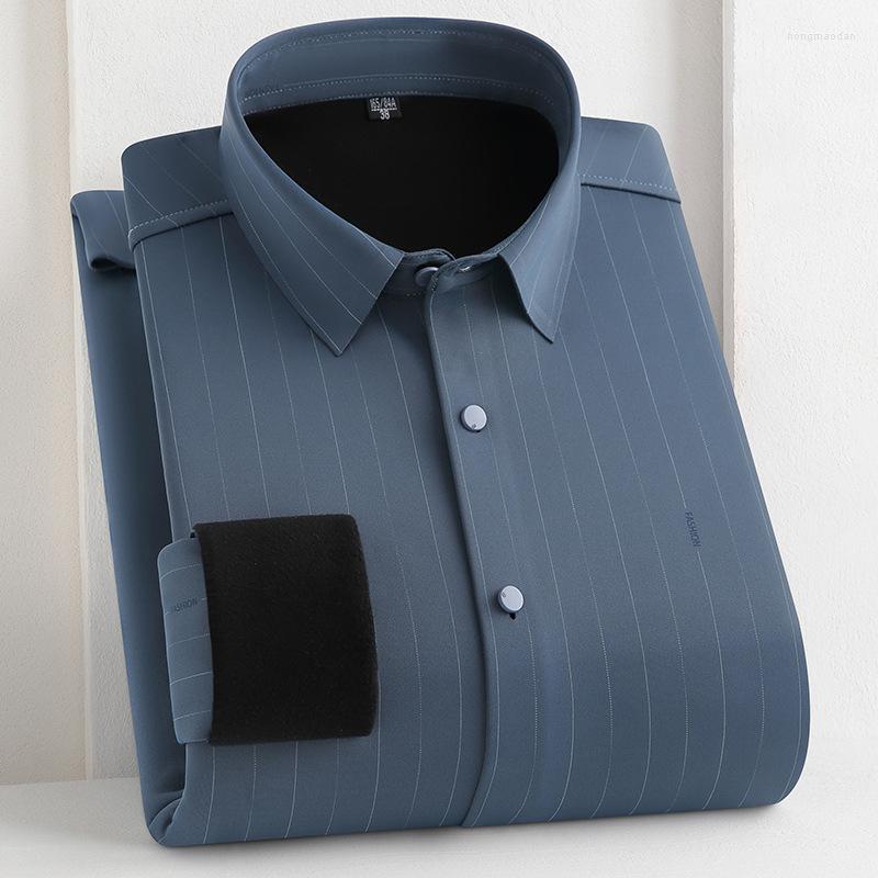Men's Casual Shirts 2023 Cold Winter Europe Elastic Stripes Middle-aged Men Plus Velvet Shirt Dad All-in-one Thickened Warm, 863-01
Men's Casual Shirts 2023 Cold Winter Europe Elastic Stripes Middle-aged Men Plus Velvet Shirt Dad All-in-one Thickened Warm, 863-01