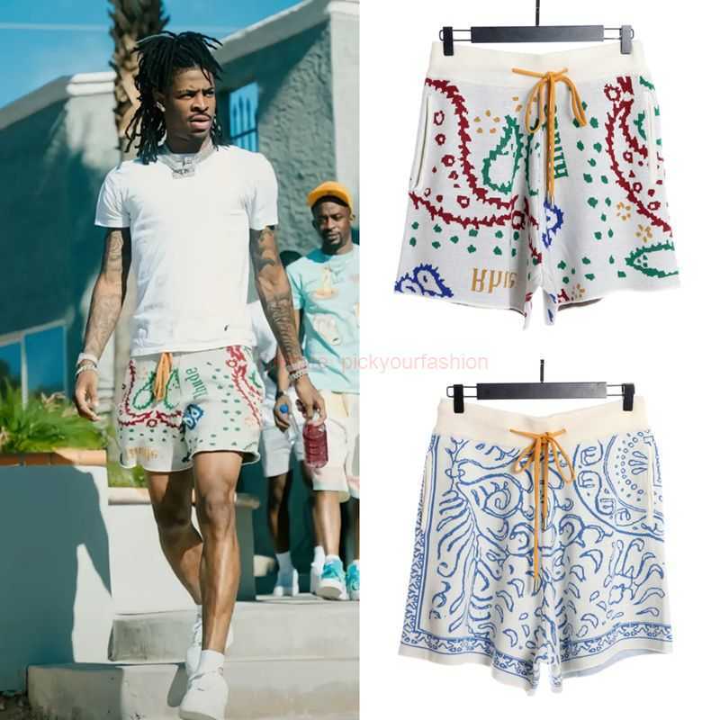 Designer Short Fashion Casual Clothing Beach shorts Rhude Color Cashew Flower Knitted Drawstring Shorts Morant Same American High Street Casual Beach Pants Jogger, Red and white
Designer Short Fashion Casual Clothing Beach shorts Rhude Color Cashew Flower Knitted Drawstring Shorts Morant Same American High Street Casual Beach Pants Jogger, Red and white