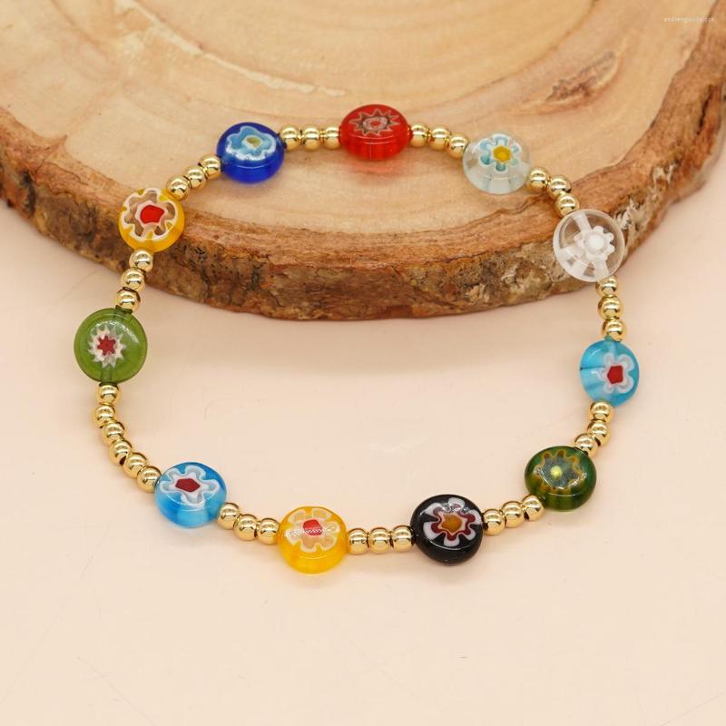 Charm Bracelets Handmade Stretch Bracelet Flowers Beaded Gold Plated Miyuki For Women Teen Girl Gifts Boho Design Jewelry Pulsera
Charm Bracelets Handmade Stretch Bracelet Flowers Beaded Gold Plated Miyuki For Women Teen Girl Gifts Boho Design Jewelry Pulsera