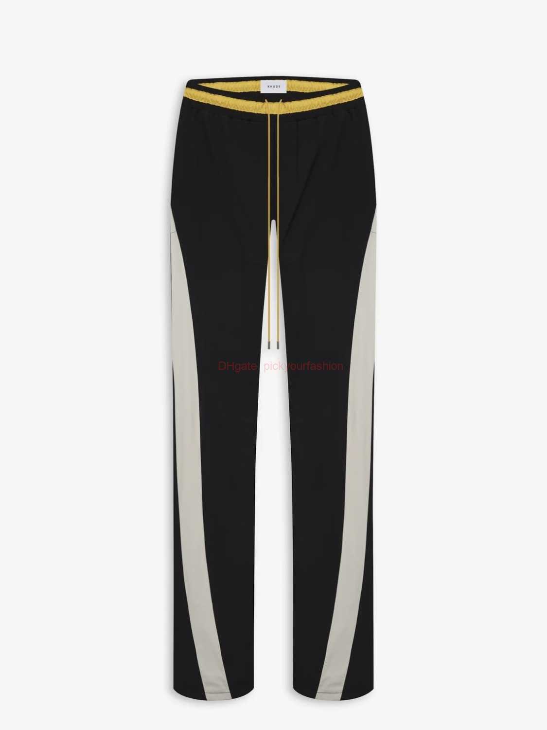 Designer Fashion Clothing Casual Pant K8004 Rhude Black White Patchwork Drawstring Pants Streetwear Jogger Trousers Sweatpants for sale
Designer Fashion Clothing Casual Pant K8004 Rhude Black White Patchwork Drawstring Pants Streetwear Jogger Trousers Sweatpants for sale