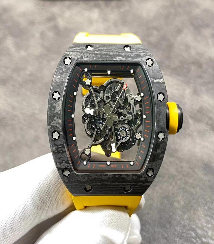 KV RM3502 Wrist watch V3 Carbon fiber case Sapphire glass Mirror unique design Natural rubber belt with water resistance8844349, Camel
KV RM3502 Wrist watch V3 Carbon fiber case Sapphire glass Mirror unique design Natural rubber belt with water resistance8844349, Camel
