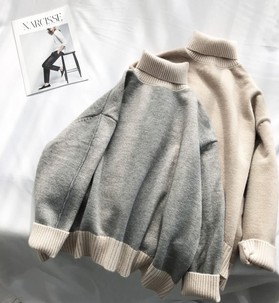 Oversized Turtleneck Sweater Women Loose Pullovers Winter Thick Warm Knit Tops High Neck Color Block Soft Jumper Large Knitwear 208807525, Yellow
Oversized Turtleneck Sweater Women Loose Pullovers Winter Thick Warm Knit Tops High Neck Color Block Soft Jumper Large Knitwear 208807525, Yellow
