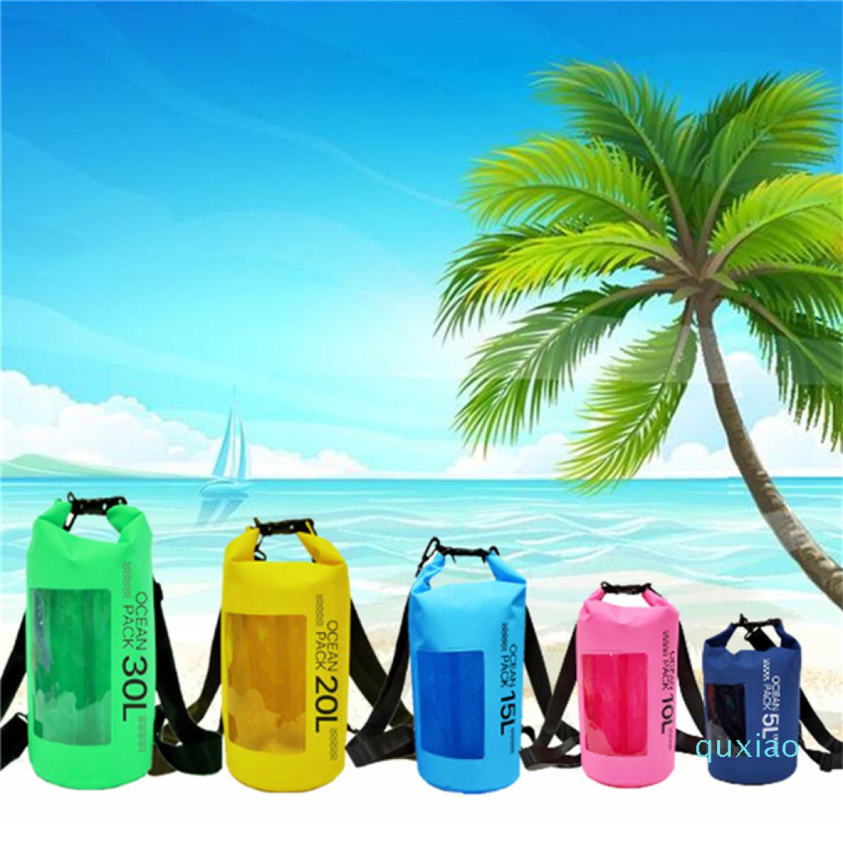 PVC Duffel Bags Outdoor Pouch Drifting Swimming Backpack Boating Travel Waterproof Bag Unisex Beach Storage Fashion Dry Bucket2923474, Deep blue
PVC Duffel Bags Outdoor Pouch Drifting Swimming Backpack Boating Travel Waterproof Bag Unisex Beach Storage Fashion Dry Bucket2923474, Deep blue