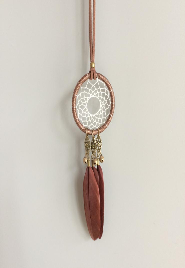 5 colors for choices feather dream catcher car hanging dream catcher decoration