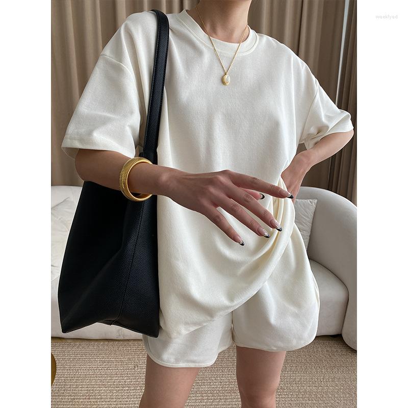 Women's Tracksuits Women Short Sleeve T Shirt With Loose Style Shorts Casual Two Pieces Sets Ladies Outfits Fashion Clothes, Beige
Women's Tracksuits Women Short Sleeve T Shirt With Loose Style Shorts Casual Two Pieces Sets Ladies Outfits Fashion Clothes, Beige