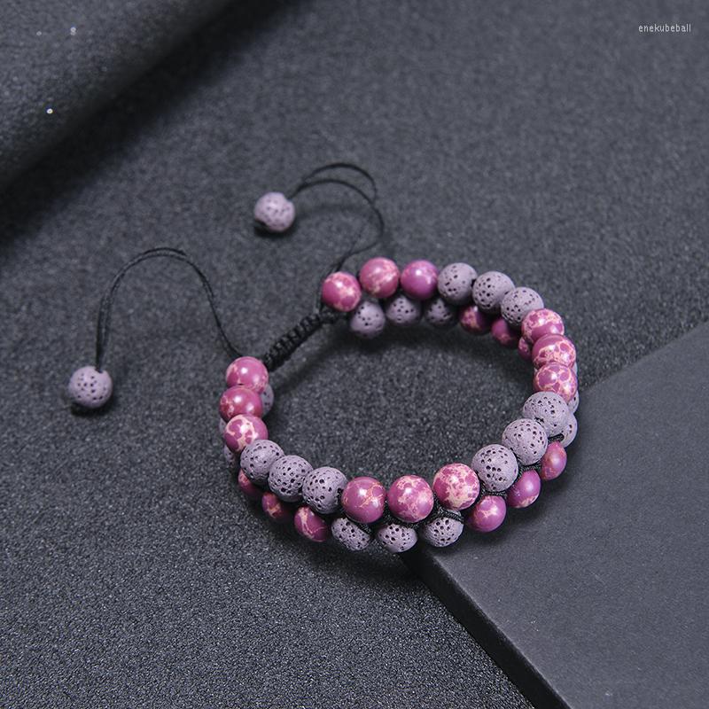Strand 8MM Handmade Lava Rock Bracelet Double Layered Beads Adjustable Oil Diffuser Emperor Stone Bangles For Women
Strand 8MM Handmade Lava Rock Bracelet Double Layered Beads Adjustable Oil Diffuser Emperor Stone Bangles For Women