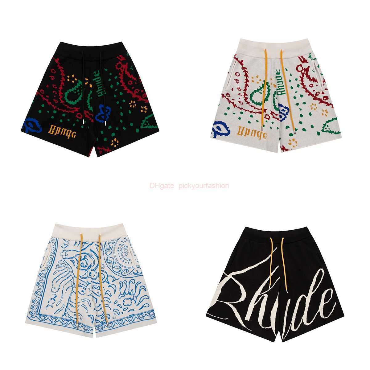 Designer Short Fashion Casual Clothing Beach shorts 2023 New Rhude Knitted Cashew Flower Jacquard Letter High Quality Loose Fashion Casual Shorts for Men Women Jogg, Black cashew flower wy rh08
Designer Short Fashion Casual Clothing Beach shorts 2023 New Rhude Knitted Cashew Flower Jacquard Letter High Quality Loose Fashion Casual Shorts for Men Women Jogg, Black cashew flower wy rh08