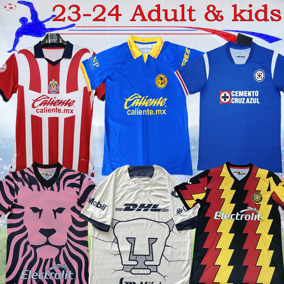 S-4XL Liga MX Club 2023 Chivas Soccer Jerseys Tigres NAUL anniversary Altas GIGNAC America Special A.VEGA 23 24 Cruz Azul football shirt, 23-24 cruz azul fans
S-4XL Liga MX Club 2023 Chivas Soccer Jerseys Tigres NAUL anniversary Altas GIGNAC America Special A.VEGA 23 24 Cruz Azul football shirt, 23-24 cruz azul fans