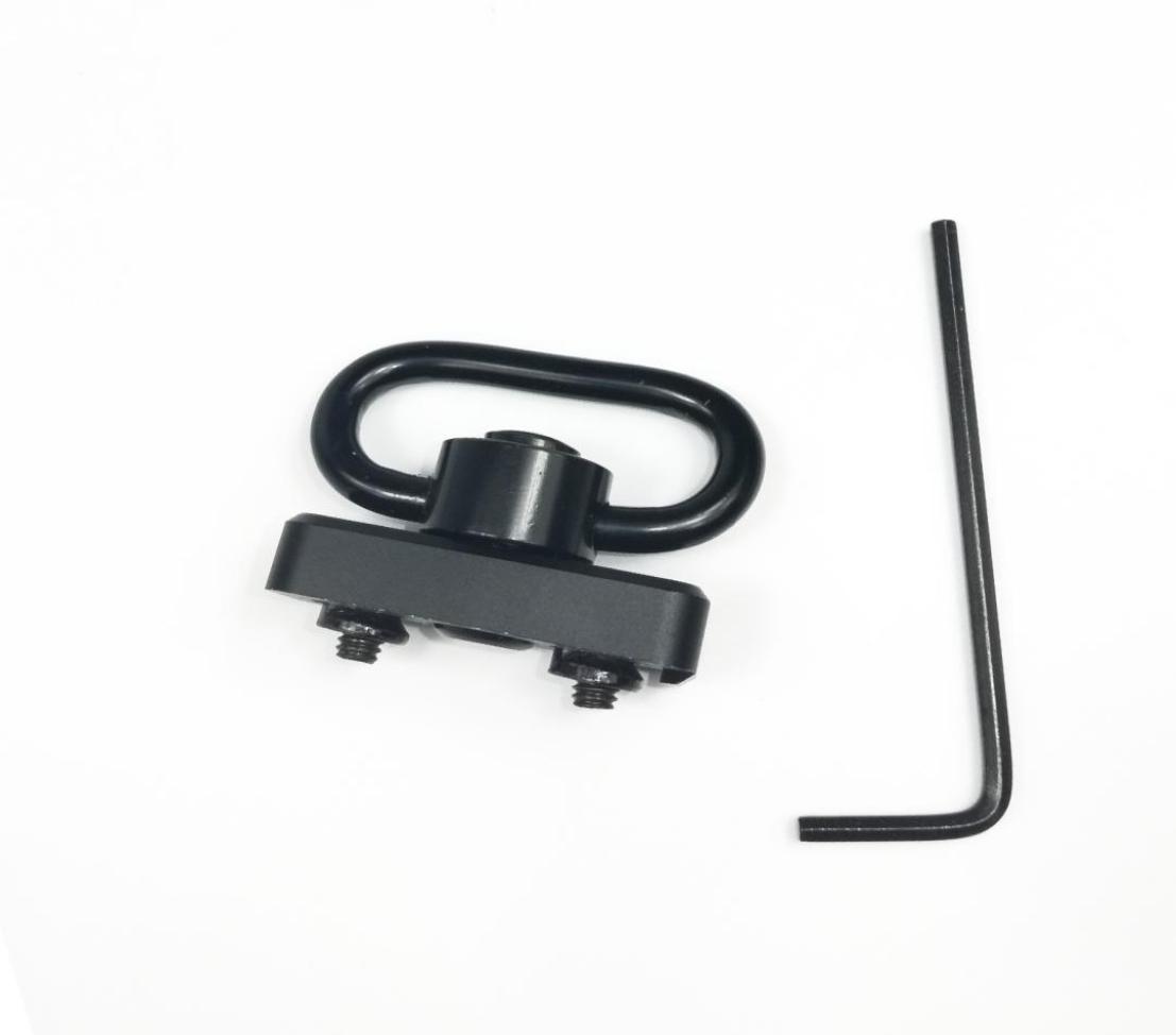 125 Inch Push Button QD Sling Swivel mount kit universal keymod Handguard rail attachment3612514 
125 Inch Push Button QD Sling Swivel mount kit universal keymod Handguard rail attachment3612514