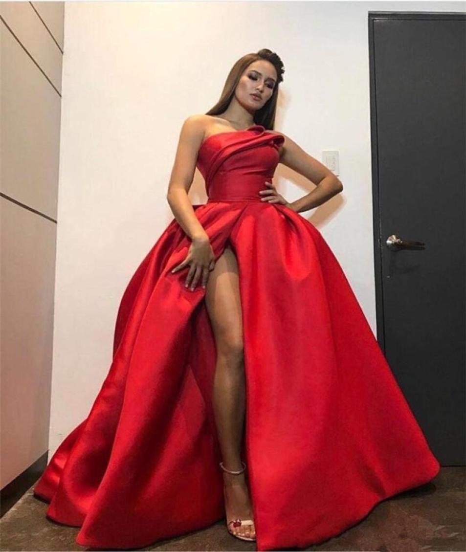 Red Satin A Line Puffy Evening Party Gowns Ruched Strapless High Side Split Long Prom Dresses Cheap Maid of Honor Dress2772921, Royal blue
Red Satin A Line Puffy Evening Party Gowns Ruched Strapless High Side Split Long Prom Dresses Cheap Maid of Honor Dress2772921, Royal blue