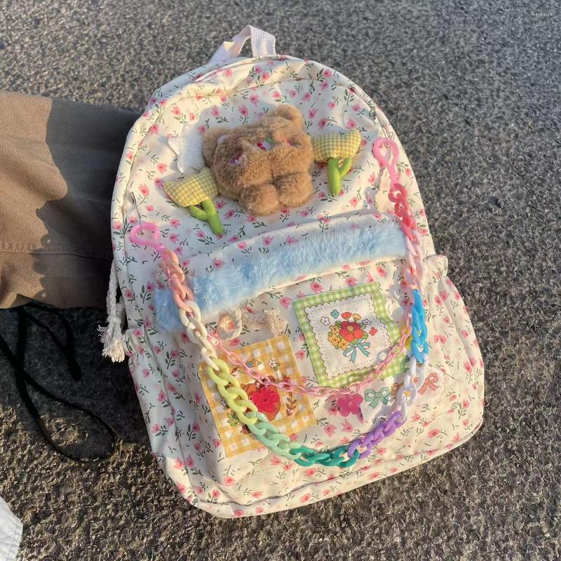 School Bags Kawaii Backpack 2023 Spring Summer Large-capacity Women For Cute College Students, Floral
School Bags Kawaii Backpack 2023 Spring Summer Large-capacity Women For Cute College Students, Floral