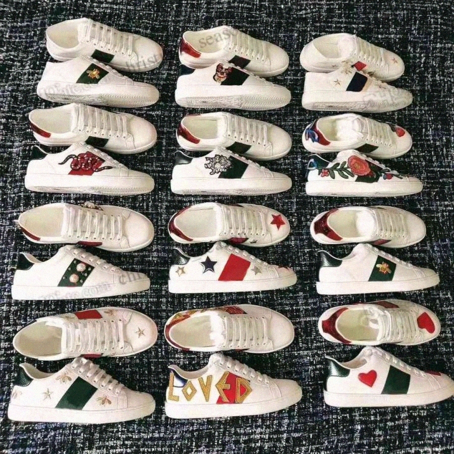 Designer Luxury Bee Ace Casual Shoes Chaussures Low Leather bees Stripes Shoe Walking Snake Embroidery Stripes Sports Mens Women ScarpezZE1#, 26
Designer Luxury Bee Ace Casual Shoes Chaussures Low Leather bees Stripes Shoe Walking Snake Embroidery Stripes Sports Mens Women ScarpezZE1#, 26